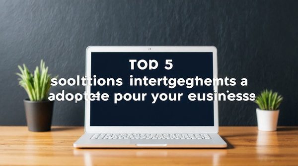 Top 5 solutions informatiques à adopter pour votre entreprise